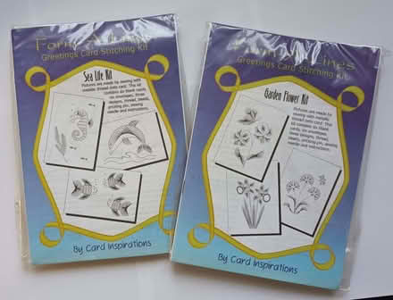 Photo of free Two Form‐A‐Lines Greetings Card Stitching Kits – Sea Life & (Hatch End HA5) #1