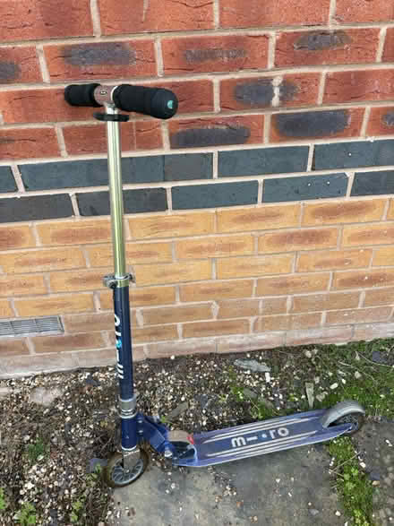 Photo of free Kids blue scooter (Conwy town) #3