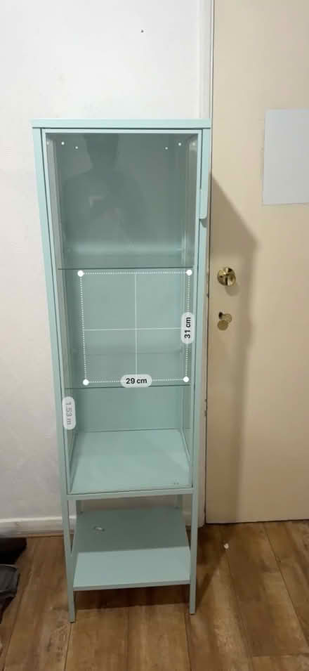 Photo of free Glass cabinet with 2 shelves (Southall, UB1 3JX) #4