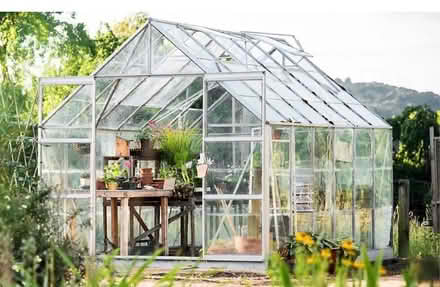 Photo of Greenhouse glass panels (Nunney BA11) #1