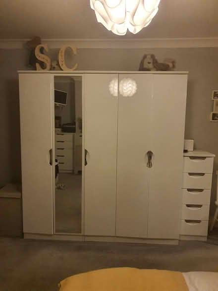 Photo of free White gloss wardrobes (Maidstone ME14) #1