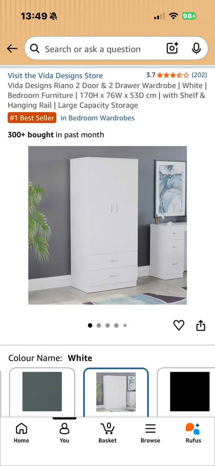 Photo of free Wardrobe still in box- colour is incorrect (Moss Side L31) #1