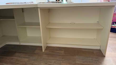 Photo of free large L-shaped desk, L-shaped couch (West Menlo) #3