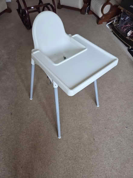 Photo of free IKEA Antilop white baby high chair (West Bridgford NG2) #1