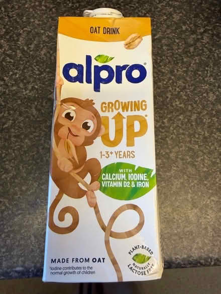 Photo of free Alpro 1 to 3 oats milk (Longsight M12) #1