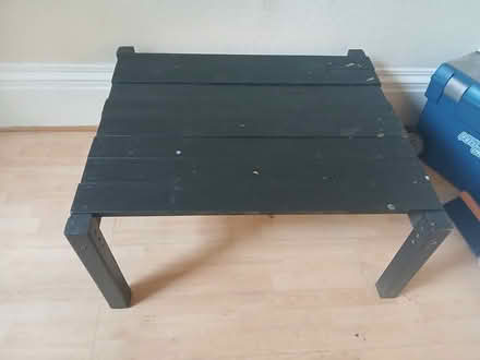 Photo of free handmade pine wooden coffee table (Aigburth L17) #1