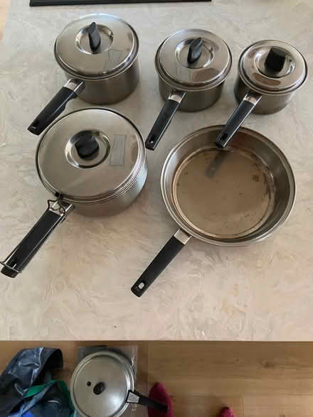 Photo of free Set of Prestige Saucepans (Ferry Landing NE43) #1