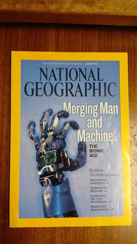Photo of free National Geographic - Merging Man and Machine - Jan 2010 (Maidenhead SL6) #1