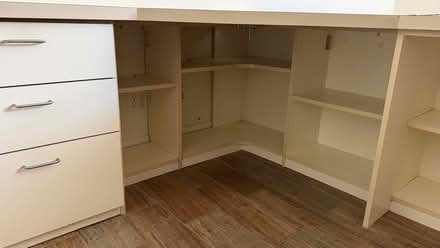 Photo of free large L-shaped desk, L-shaped couch (West Menlo) #2