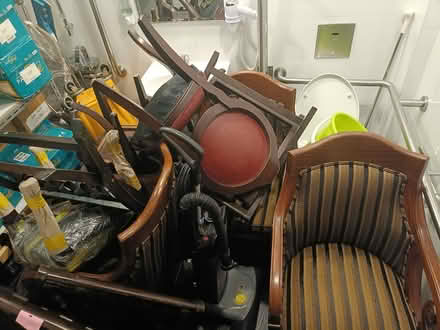 Photo of free Antique wooden armchair , table (Tiong bahru) #1