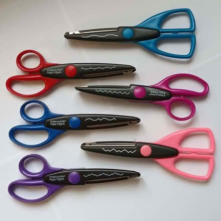 Photo of free Set of Fiskars decorative-edge paper scissors (Hatch End HA5) #1