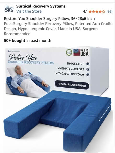 Photo of free Post Surgery Recovery Pillow (Plymouth) #1