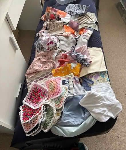 Photo of free Fabric scraps and granny squares (Waltham Abbey EN91) #1