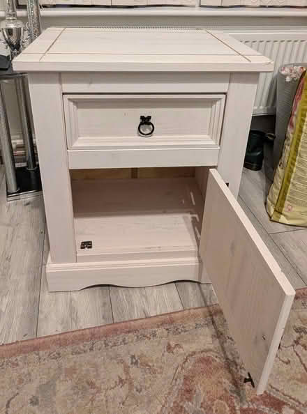 Photo of free Small white cabinet (Eccles M30) #2