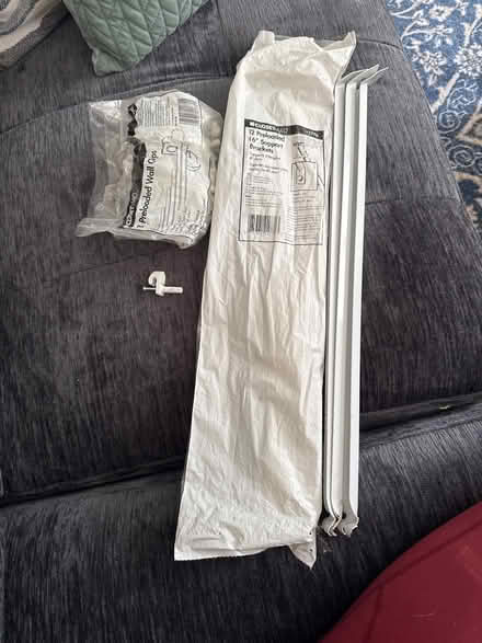 Photo of free Closetmaid brackets & wall clips (Elverson) #1