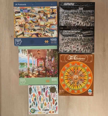 Photo of free 5 jigsaws (Kenilworth CV8) #1