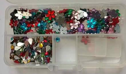 Photo of free Flower & teardrop rhinestones Craft Box (Hatch End HA5) #1
