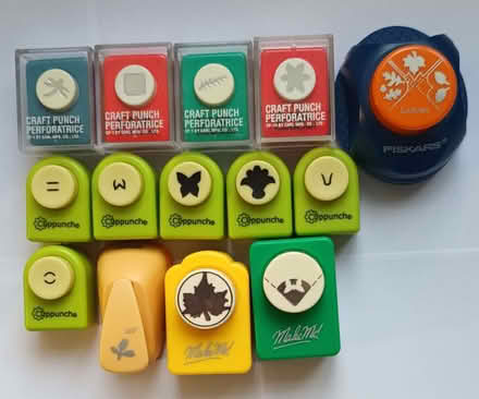 Photo of free Collection of assorted craft paper punches (Hatch End HA5) #1