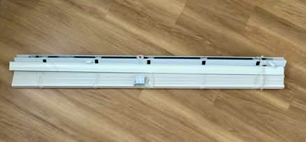 Photo of free White wooden venetian blind (W: 161cm; H: 101cm) (Wivenhoe CO7) #1