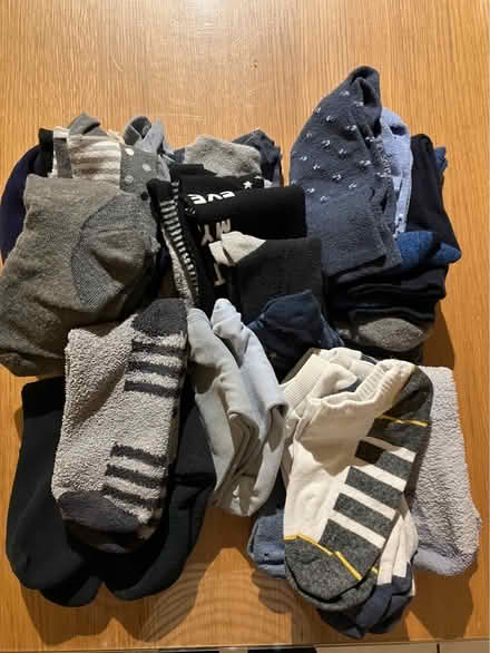 Photo of free Assorted men’s socks (St. Michaels Mead, B/Stortford) #1