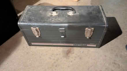 Photo of free Metal Toolbox (Windham, NH off Rte 28) #2