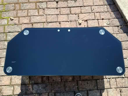Photo of free TV Stand/Corner Unit - Black Glass, 3 Shelves (Low Moor BD12) #3