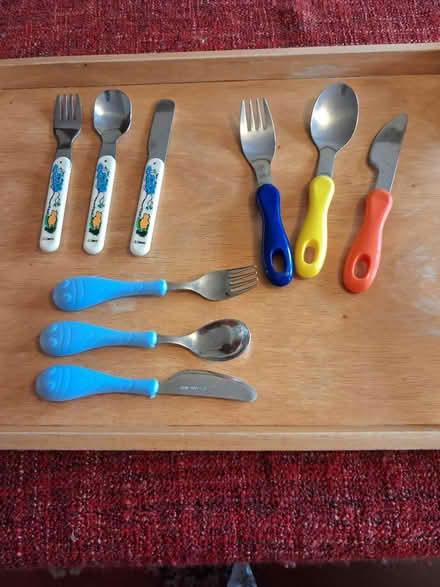 Photo of free Child's cutlery sets (Fleetville) #1
