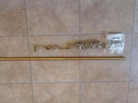 Photo of free 2 Metal Curtain Rails (West Green N22) #2