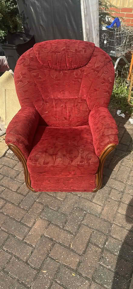 Photo of free Sofa bed & 2single arm chairs (Beckton E6) #2