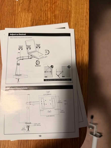 Photo of free Upgravity clamp on laptop mount (W Cary near Green Hope High) #2
