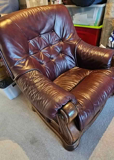 Photo of free Leather Armchair (Skellingthorpe LN1) #1