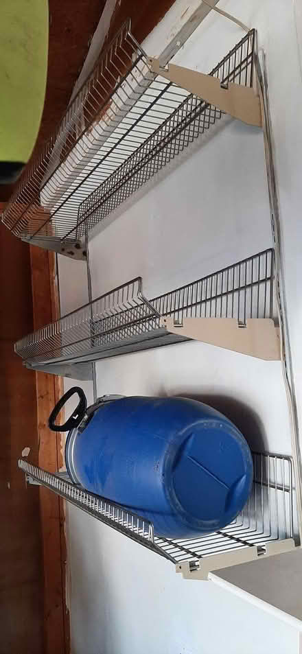 Photo of free Garage metal shelving (Hiawatha Park) #3