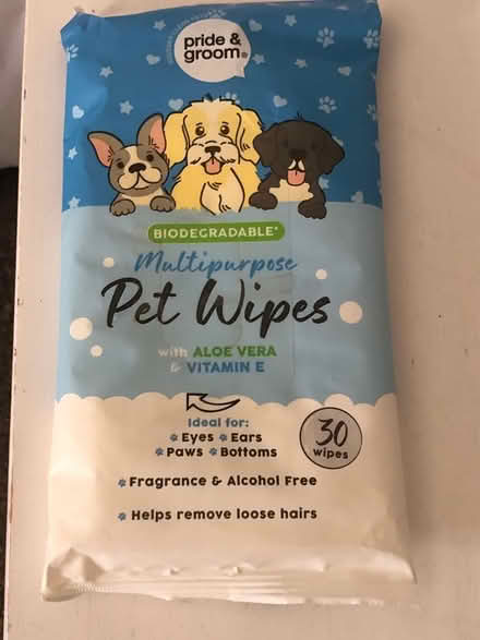 Photo of free Multipurpose Pet Wipes (Neasden NW10 near McDonald) #1
