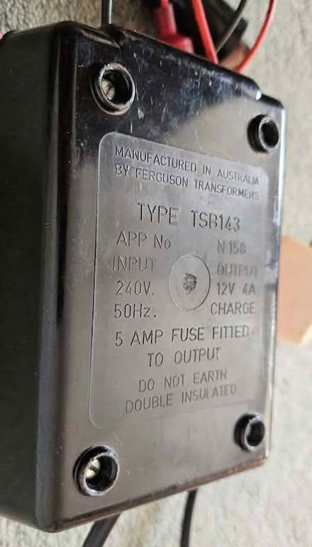 Photo of free 12V, 4A Car Battery Charger (Elmstead BR7) #3