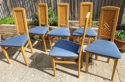 Photo of free Set of 6 Dining Chairs (Eves Corner CM0) #1
