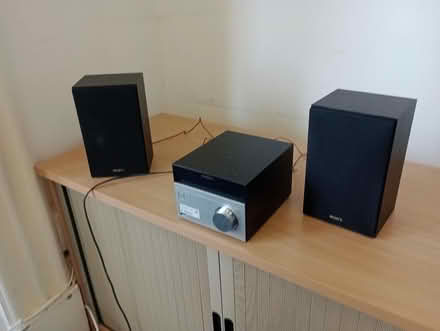 Photo of free Sony radio and speakers (Gosforth) #2