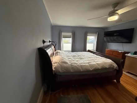 Photo of free king water sleigh bed (27 Warner Street, Somerville) #1