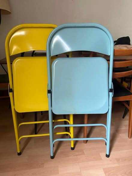 Photo of free Folding metal chairs - 2 (Stockwell SW9) #2