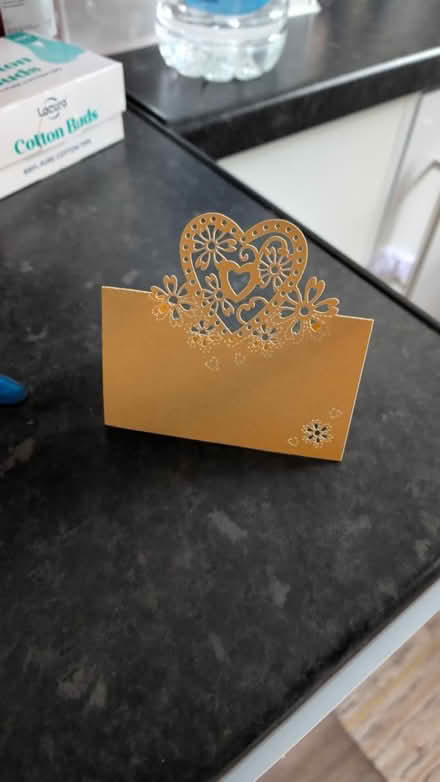 Photo of free Gold name cards (Stretford) #2