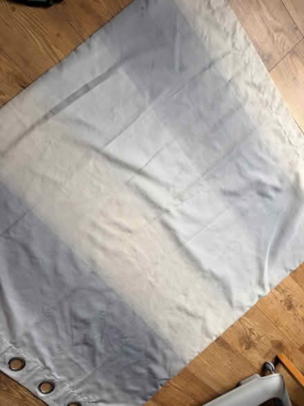 Photo of free Pair of grey eyelet curtains (Colliers wood CR4) #4