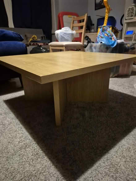 Photo of free Square Solid Oak Coffee table (Nw10 9ju l) #2