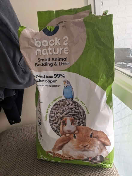 Photo of free 30L bag of small animal bedding & litter (half full) (Harrogate HG1) #2