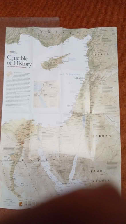 Photo of free National Geographic poster - Crucible of History Eastern Med (Maidenhead SL6) #3