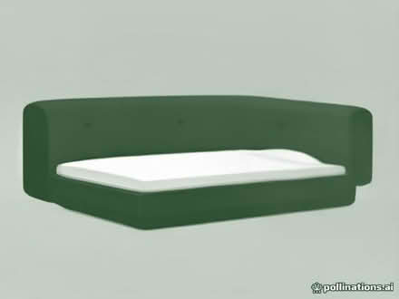 Photo of L shape sofa bed dark green (Hay Mills B25) #1