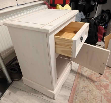 Photo of free Small white cabinet (Eccles M30) #3