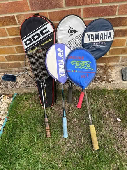 Photo of free 7 badminton rackets (Denvilles PO9) #1