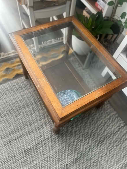 Photo of free Coffee table with glass top (West croydon) #1