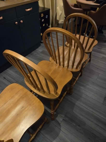 Photo of free 4 x pine chairs (penrith CA11) #2