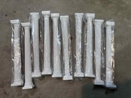 Photo of free Craft 9” plastic columns (Sunnyvale - Ponderosa Park) #1
