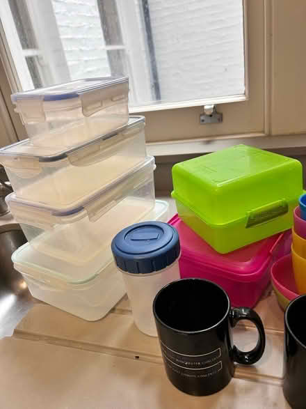 Photo of free Mugs, Tupperware, water bottles (Earls Court SW5) #3